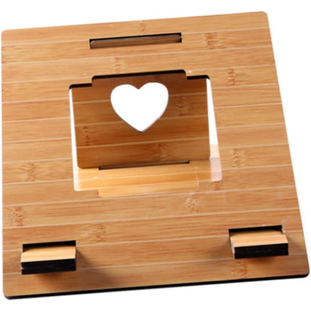 Laptopständer aus Holz mit Neigbares Eigenschaften für das Arbeitszimmer